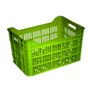 سبد پلاستیکی صنعتی کد 122.1،سبد قابل استفاده در سردخانه،سبد نگهداری میوه در سردخانه،سبد حمل میوه،سبد حمل سبزیجات،جعبه ی حمل مواد غذایی