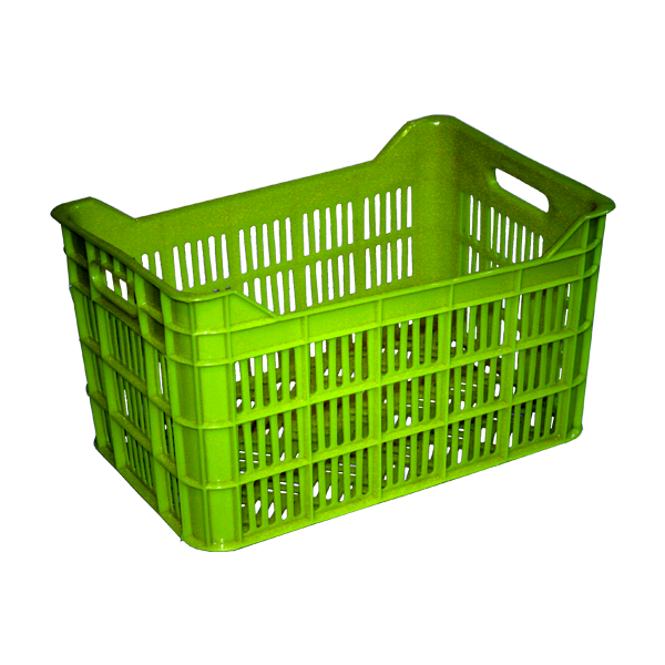 سبد پلاستیکی صنعتی کد 122.1،سبد قابل استفاده در سردخانه،سبد نگهداری میوه در سردخانه،سبد حمل میوه،سبد حمل سبزیجات،جعبه ی حمل مواد غذایی